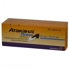 Таблетки Атаканд Плюс